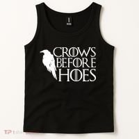 Funny Crows Before Hoes Tank Top thumb 2