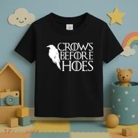Funny Crows Before Hoes Toddler T-Shirt thumb 3