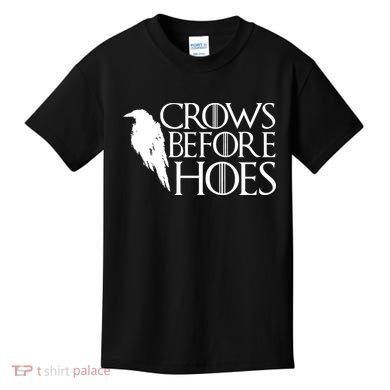 Funny Crows Before Hoes Kids T-Shirt