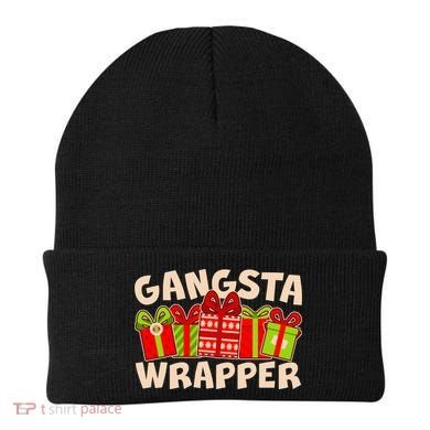Funny Cute Christmas Gangsta Wrapper Beanie
