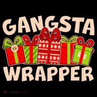 Funny Cute Christmas Gangsta Wrapper Women's Hoodie thumb 2