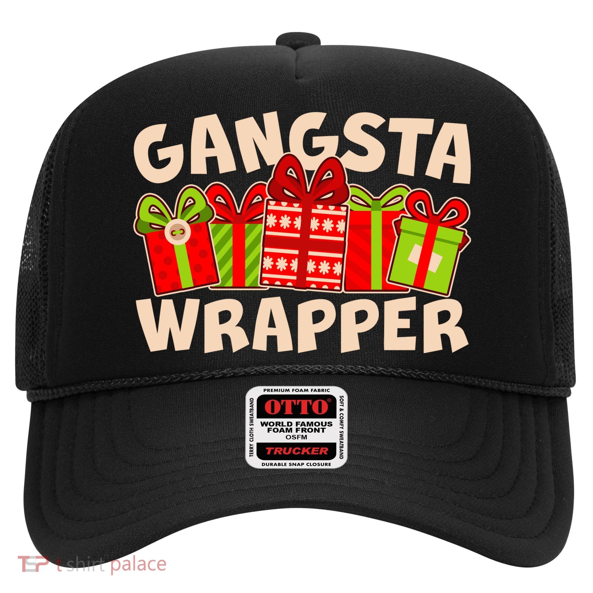 Funny Cute Christmas Gangsta Wrapper Hat