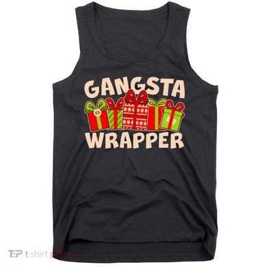 Funny Cute Christmas Gangsta Wrapper Tank Top