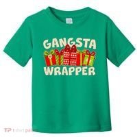 Funny Cute Christmas Gangsta Wrapper Toddler T-Shirt thumb 0