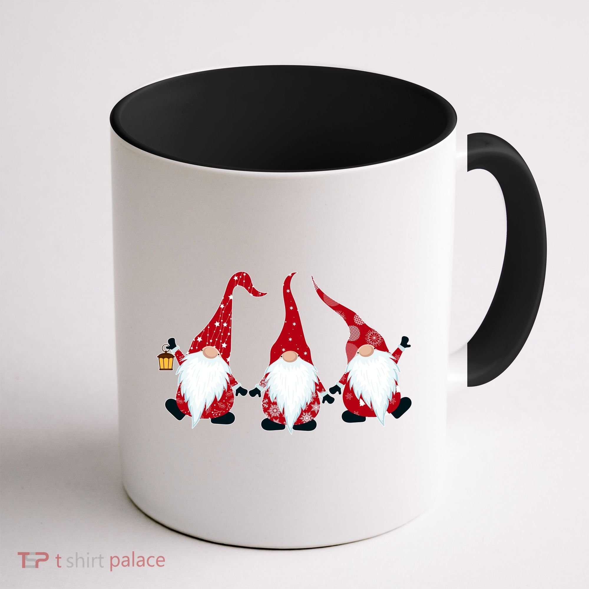 Funny Cute Christmas Gnomes Coffee Mug