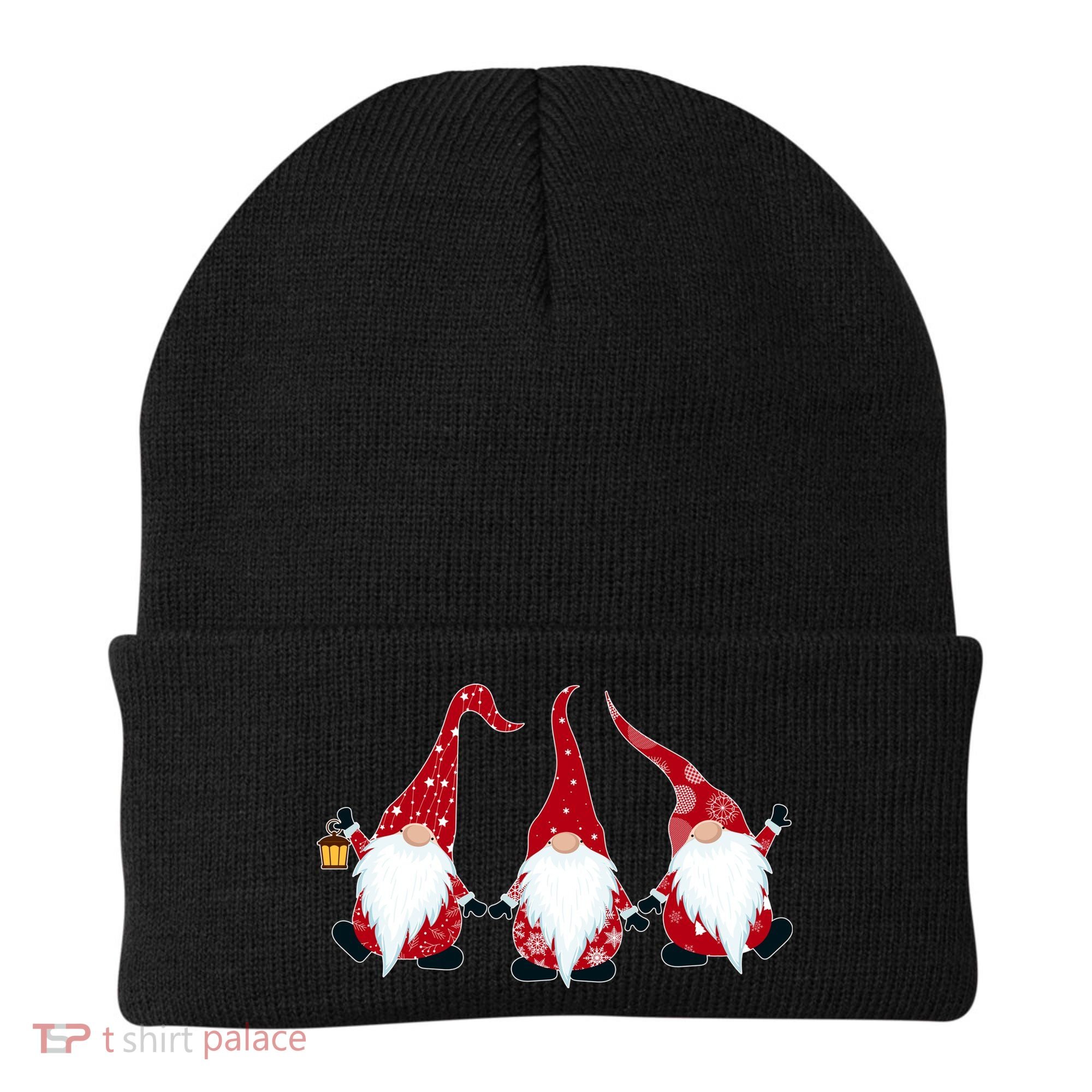 Funny Cute Christmas Gnomes Beanie