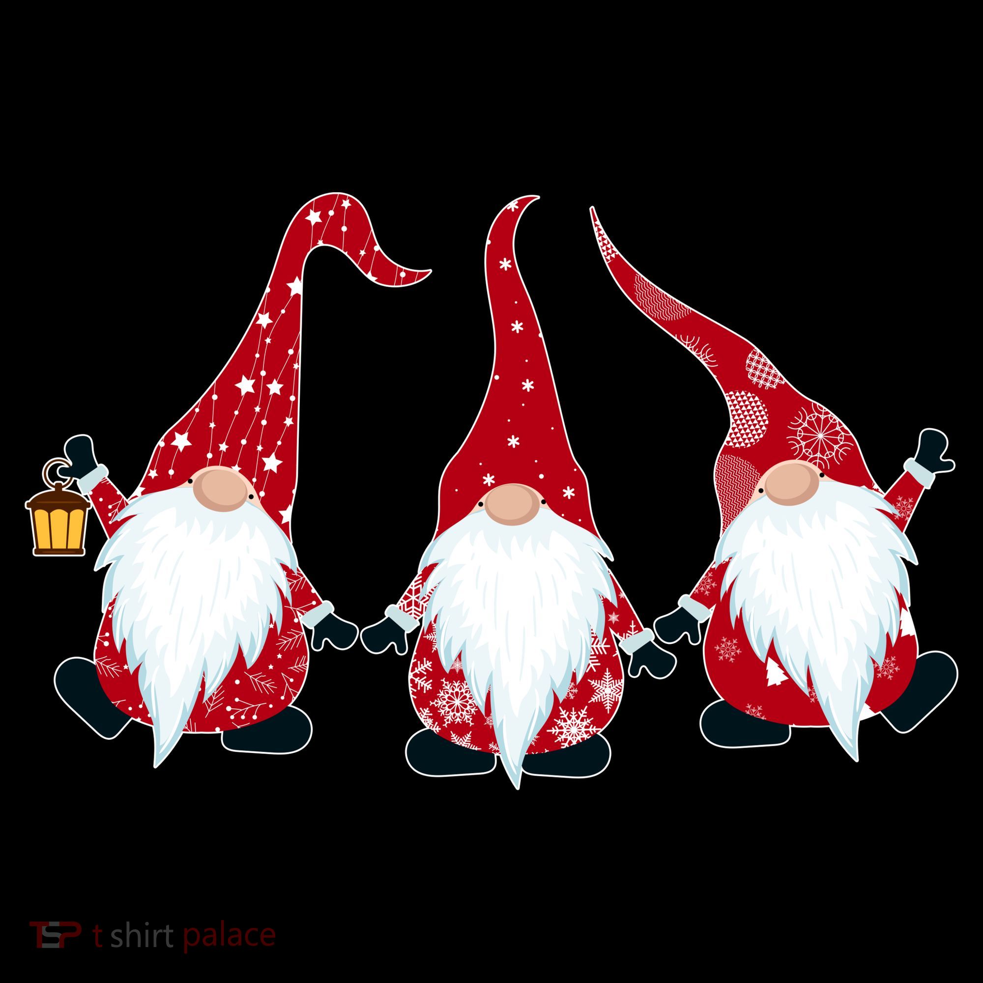 Funny Cute Christmas Gnomes Women's Tank Top
