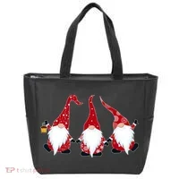 Funny Cute Christmas Gnomes Tote Bag thumb 0