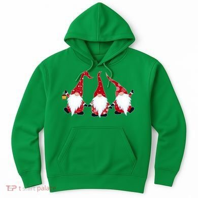 Funny Cute Christmas Gnomes Hoodie
