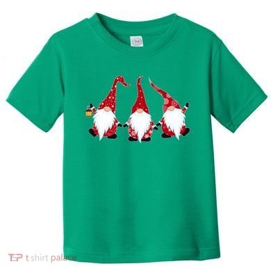 Funny Cute Christmas Gnomes Toddler T-Shirt
