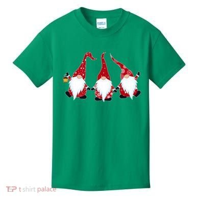 Funny Cute Christmas Gnomes Kids T-Shirt