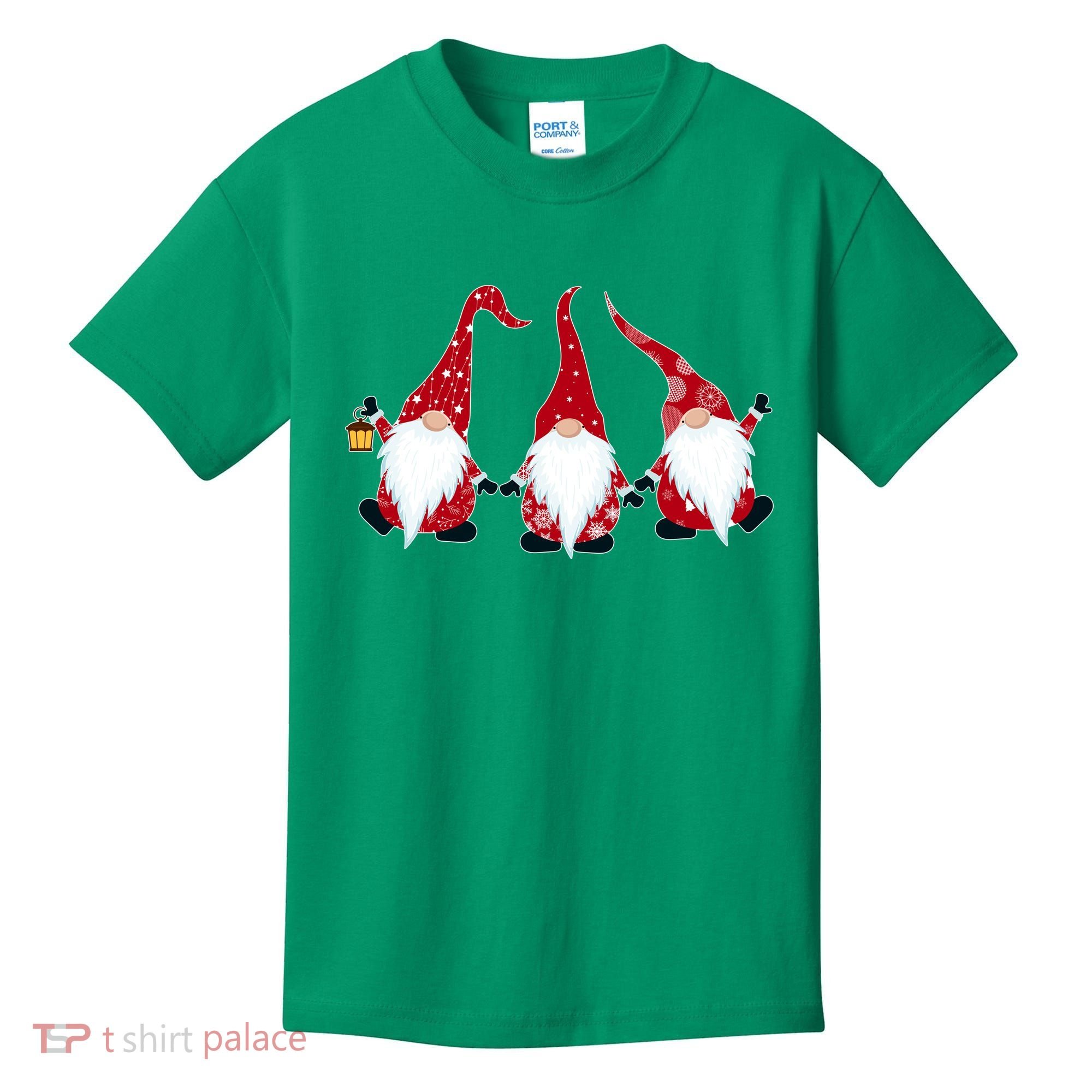 Funny Cute Christmas Gnomes Kids T-Shirt