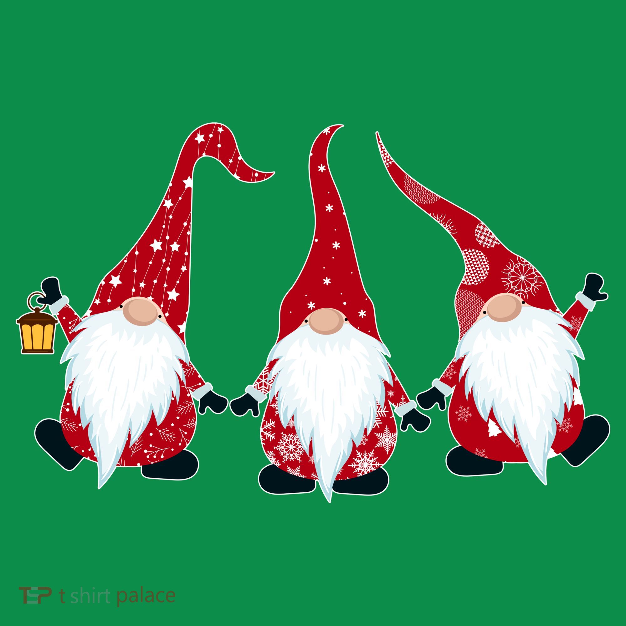 Funny Cute Christmas Gnomes Kids T-Shirt