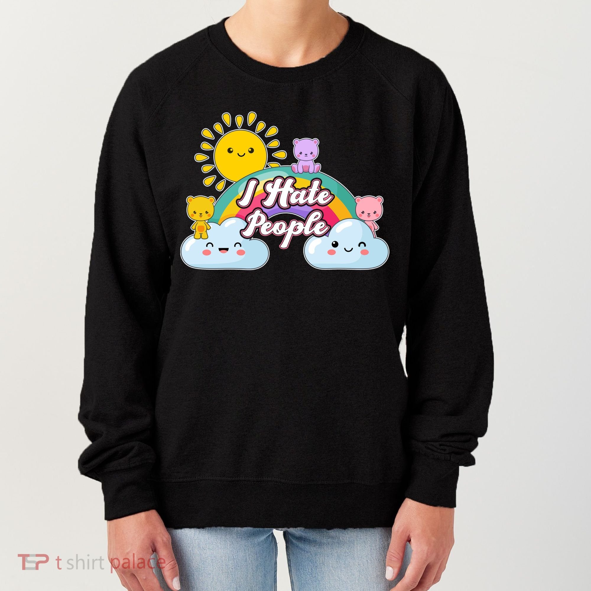Funny Cute I Hate People  Women's Sweatshirt