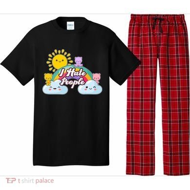 Funny Cute I Hate People  Pajama Set