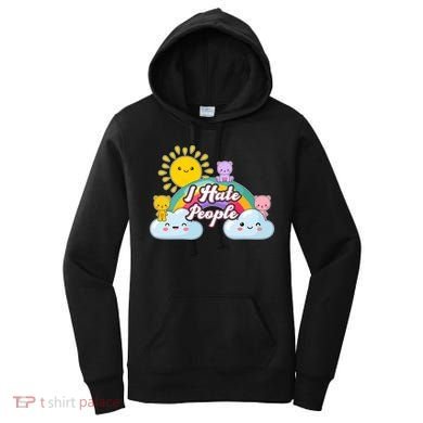 Funny Cute I Hate People  Women's Hoodie