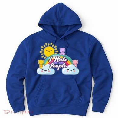 Funny Cute I Hate People  Hoodie