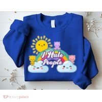 Funny Cute I Hate People  Sweatshirt thumb 2