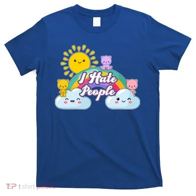 Funny Cute I Hate People  T-Shirt