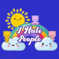 Funny Cute I Hate People  Tumbler thumb 3