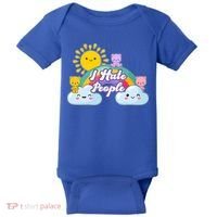 Funny Cute I Hate People  Baby Bodysuit thumb 0
