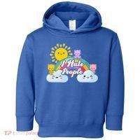 Funny Cute I Hate People  Toddler Hoodie thumb 0