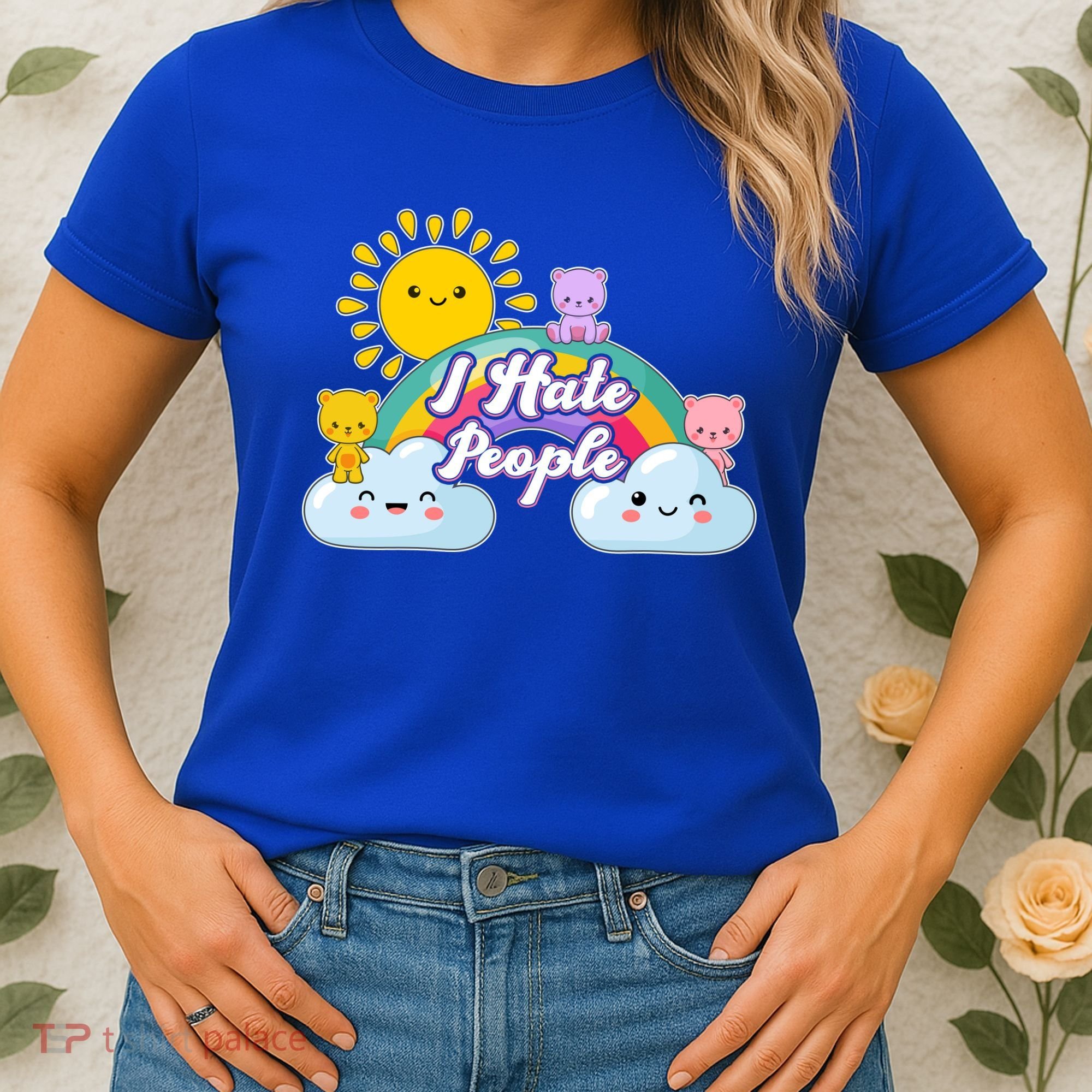 Funny Cute I Hate People  Women's T-Shirt