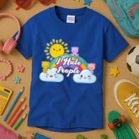 Funny Cute I Hate People  Kids T-Shirt thumb 3