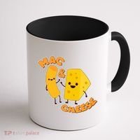 Funny Cute Mac & Cheese Coffee Mug thumb 1