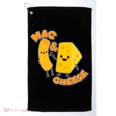 Funny Cute Mac & Cheese Golf Towel