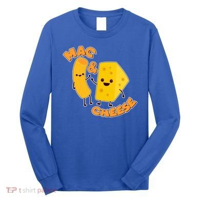 Funny Cute Mac & Cheese Long Sleeve Shirt