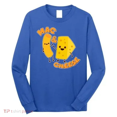 Funny Cute Mac & Cheese Long Sleeve Shirt