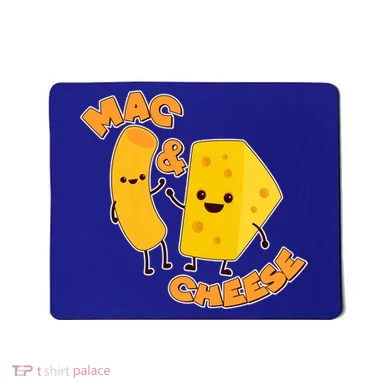 Funny Cute Mac & Cheese Mousepad