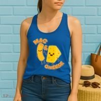 Funny Cute Mac & Cheese Women's Tank Top thumb 2