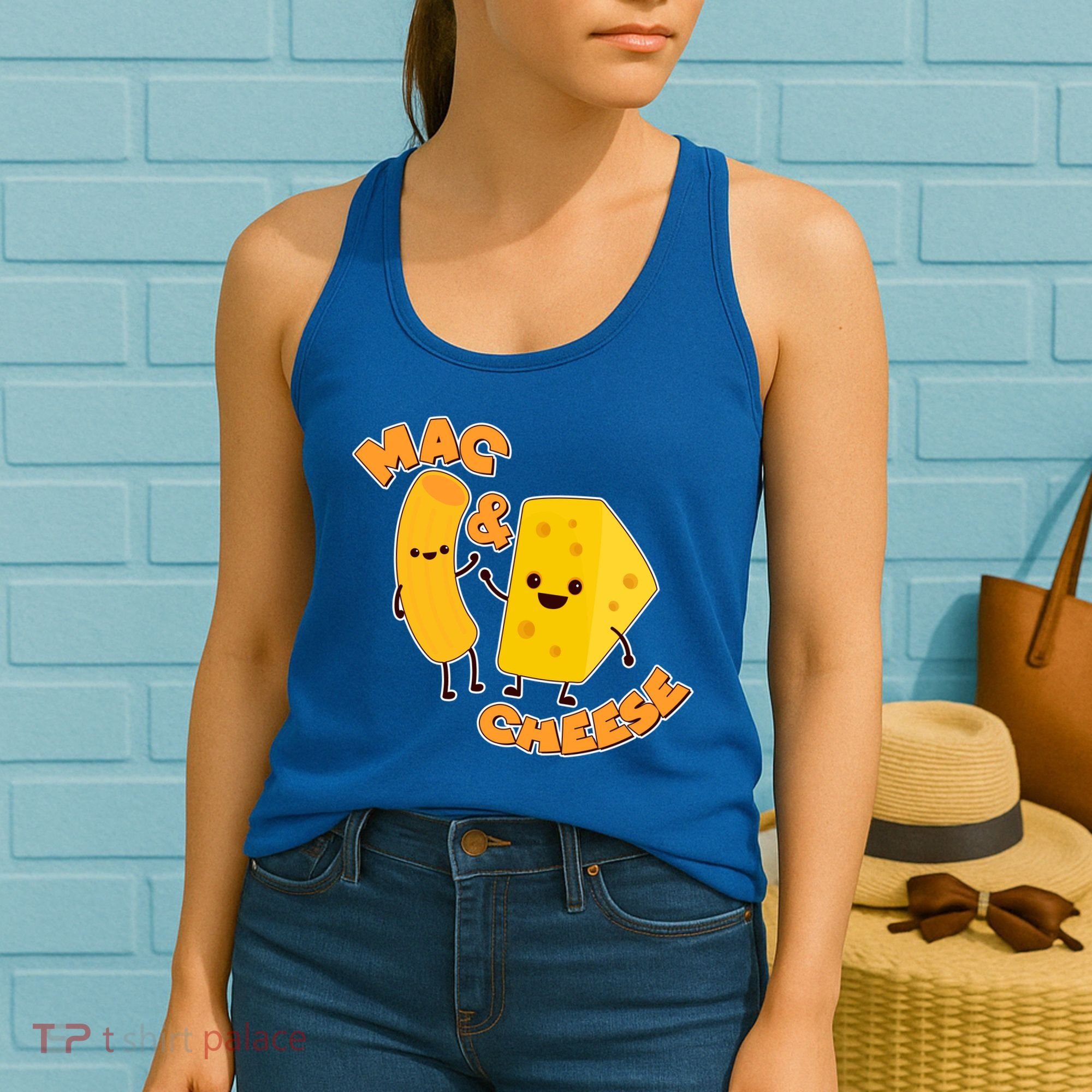 Funny Cute Mac & Cheese Women's Tank Top