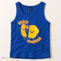 Funny Cute Mac & Cheese Tank Top thumb 2