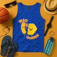 Funny Cute Mac & Cheese Tank Top thumb 4