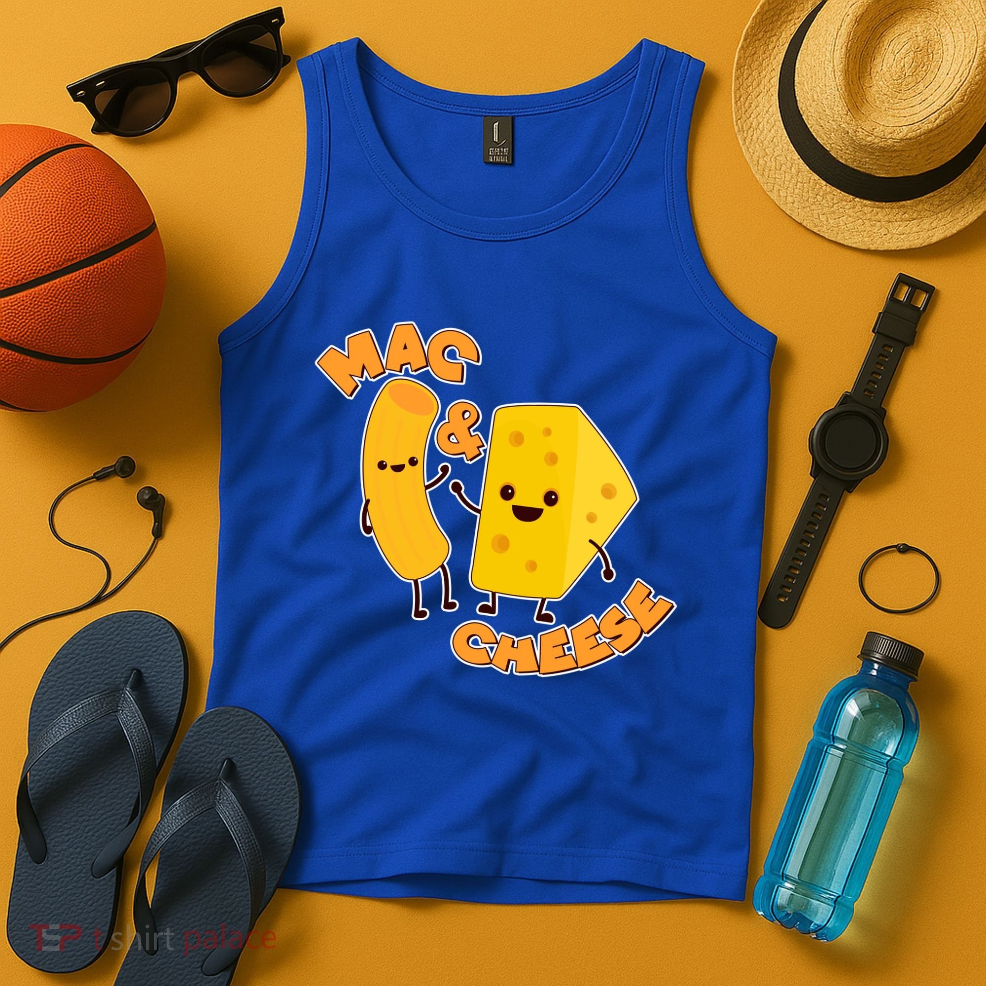 Funny Cute Mac & Cheese Tank Top