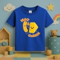 Funny Cute Mac & Cheese Toddler T-Shirt thumb 3