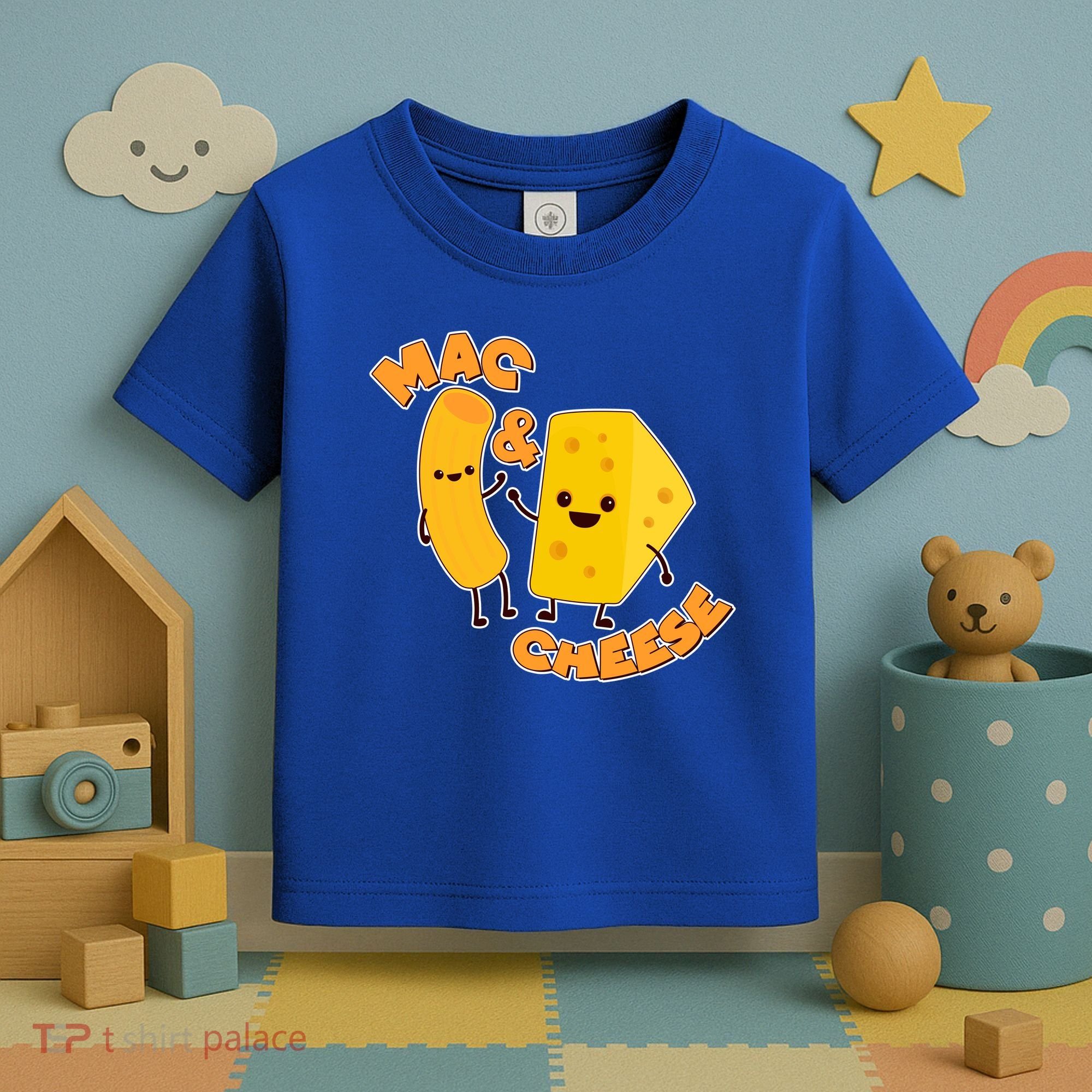 Funny Cute Mac & Cheese Toddler T-Shirt