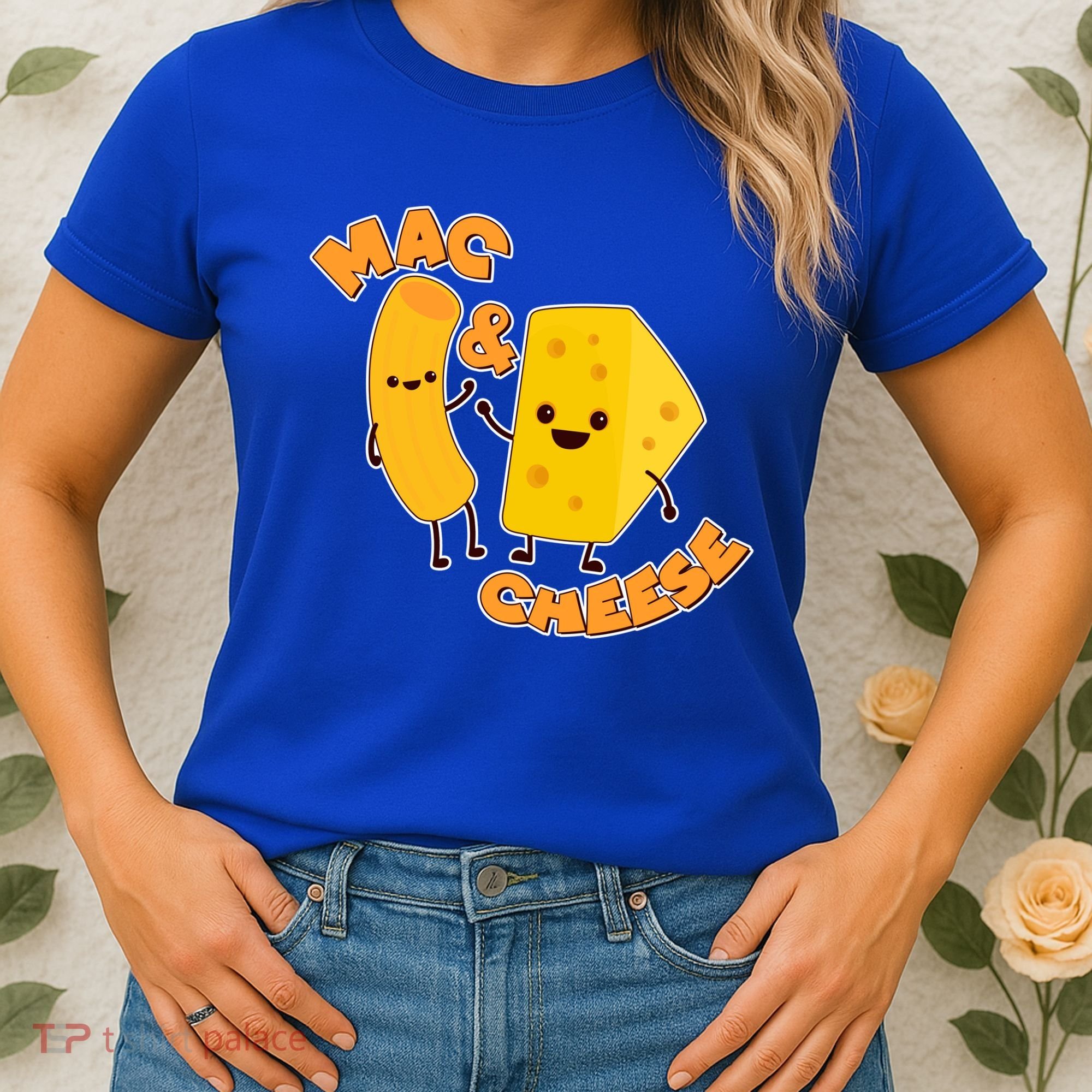 Funny Cute Mac & Cheese Women's T-Shirt