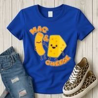 Funny Cute Mac & Cheese Women's T-Shirt thumb 3