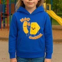 Funny Cute Mac & Cheese Kids Hoodie thumb 3