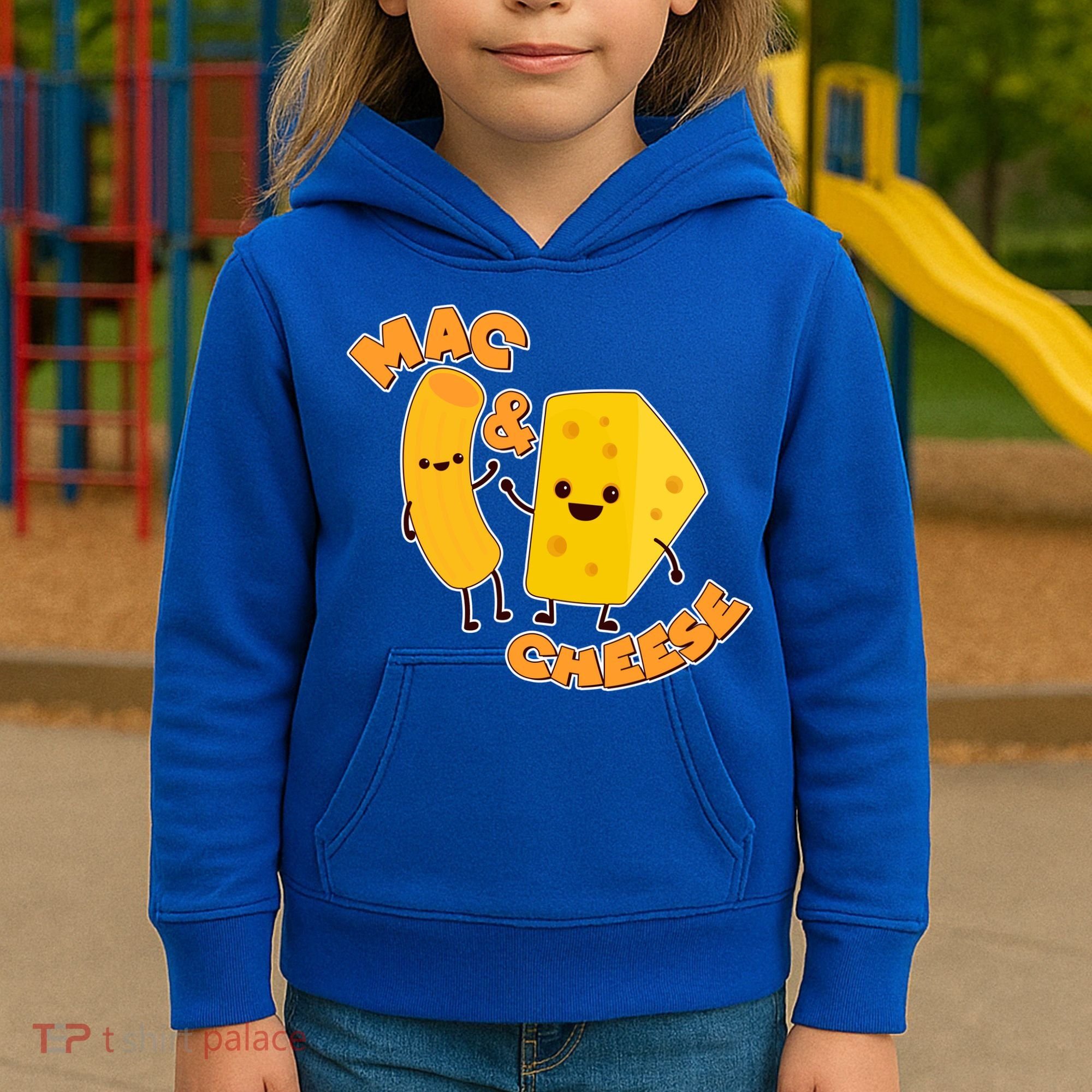 Funny Cute Mac & Cheese Kids Hoodie