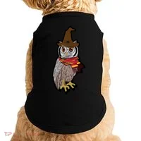 Funny Cute Owl Halloween Doggie Tank thumb 0