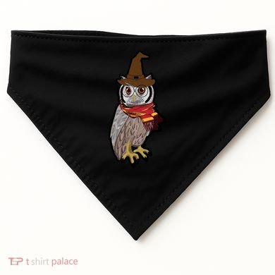 Funny Cute Owl Halloween USA-Made Doggie Bandana