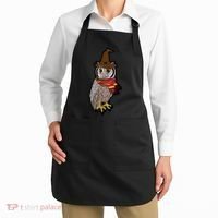 Funny Cute Owl Halloween Apron thumb 2