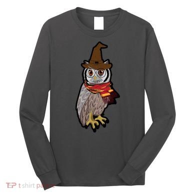 Funny Cute Owl Halloween Long Sleeve Shirt