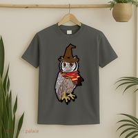 Funny Cute Owl Halloween T-Shirt thumb 2