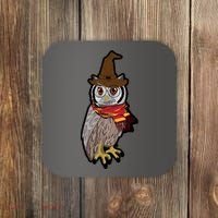 Funny Cute Owl Halloween Coaster thumb 0
